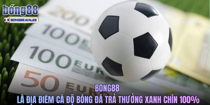 Bong88 là địa điểm cá độ bóng đá trả thưởng xanh chín 100%
