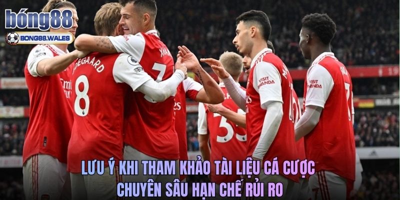 Lưu ý khi tham khảo tài liệu cá cược chuyên sâu hạn chế rủi ro