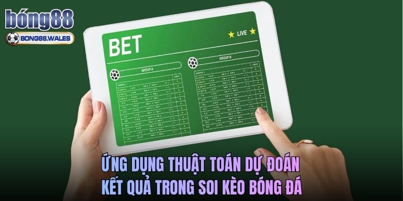 Ứng dụng thuật toán dự đoán kết quả trong soi kèo bóng đá