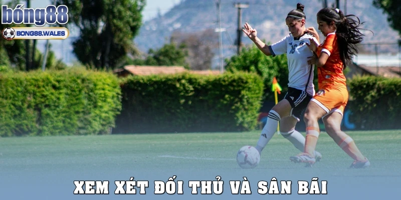 Xem xét đối thủ và sân bãi